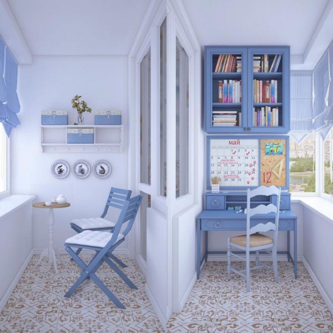(45 Fotos) Balkon im Provence-Stil