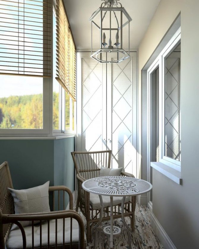 (45 Fotos) Balkon im Provence-Stil