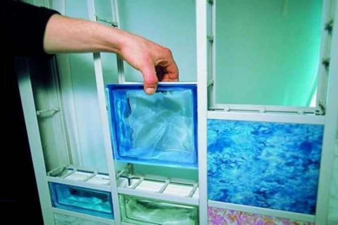 (55 photos) Blocs de verre à l'intérieur de l'appartement photo