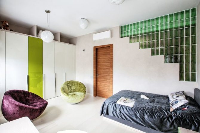 (55 photos) Blocs de verre à l'intérieur de l'appartement photo