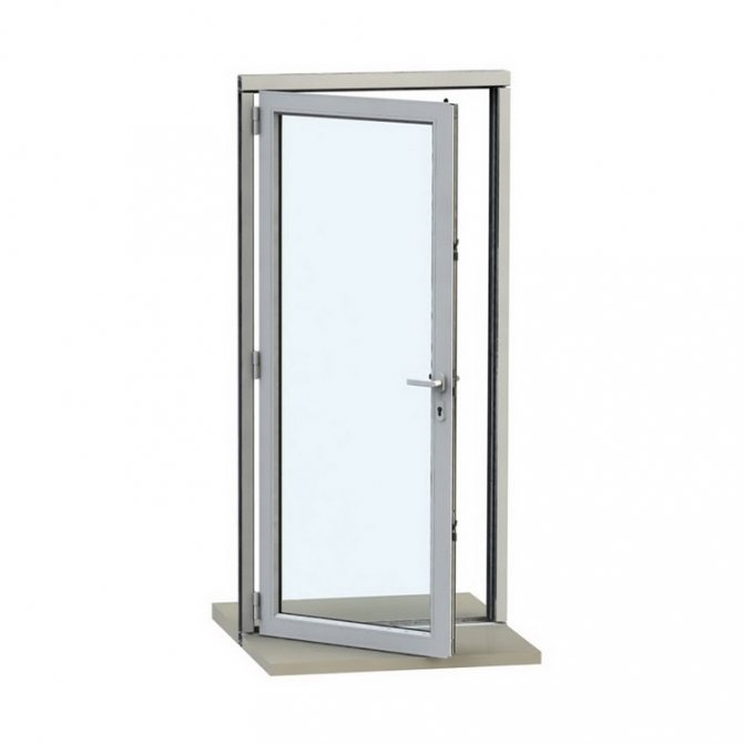 Porte en aluminium