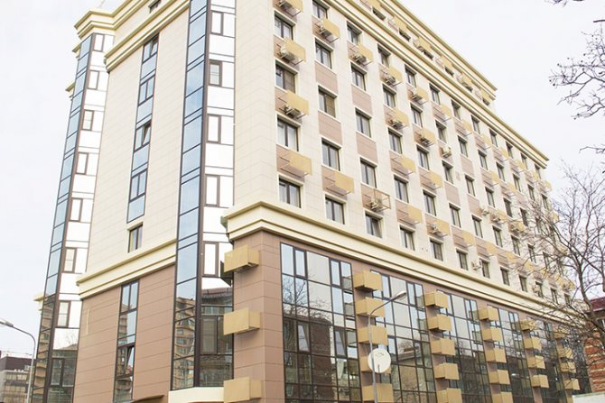 Sistemas de alumínio KRAUSS em um prédio de apartamentos