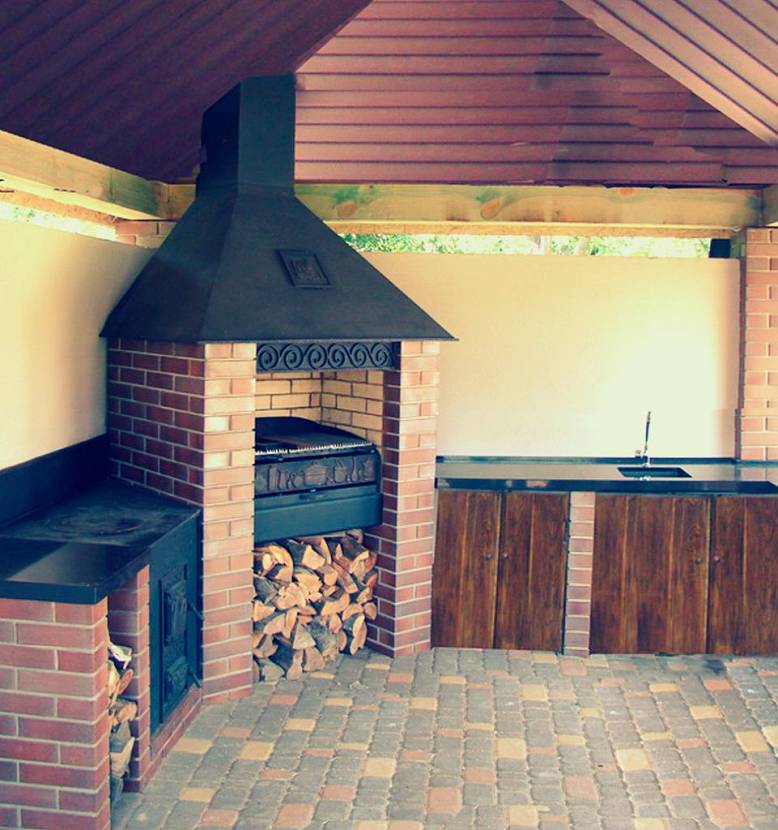 barbecue en brique