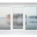 Fenêtres en plastique blanc
