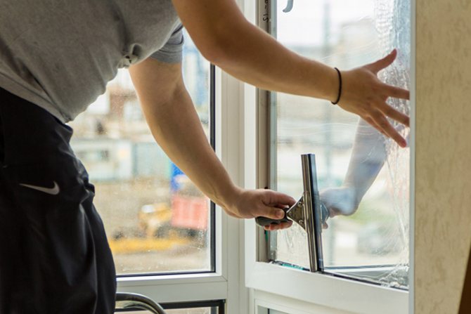 Fensterbuchung mit Folie