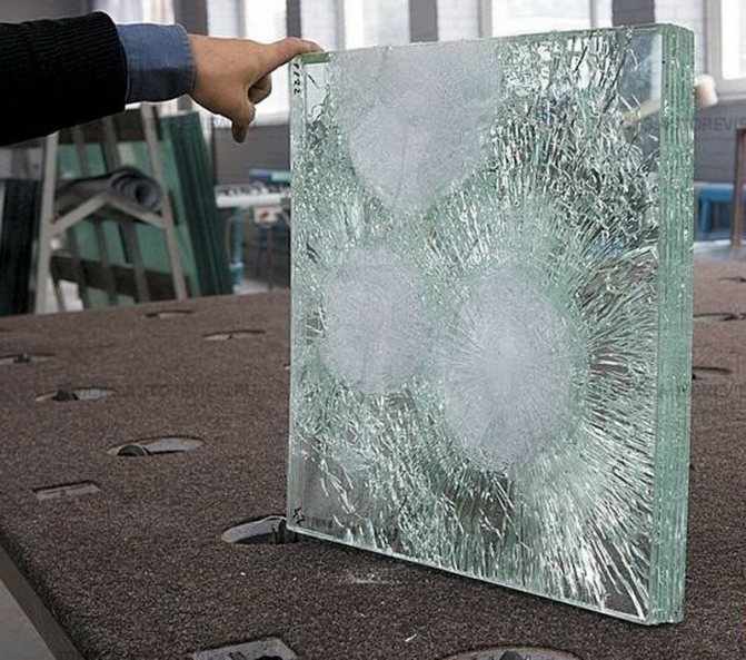 Verre blindé