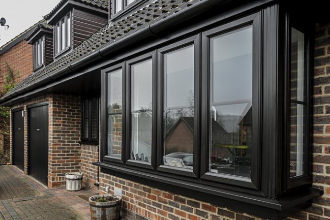 Fenêtres en plastique noir. Caractéristiques d'utilisation à l'intérieur