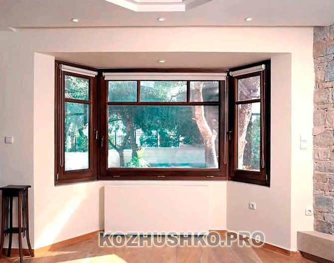 Profil de fenêtre coloré pour l'intérieur