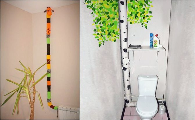 décor pour la pipe dans différentes pièces
