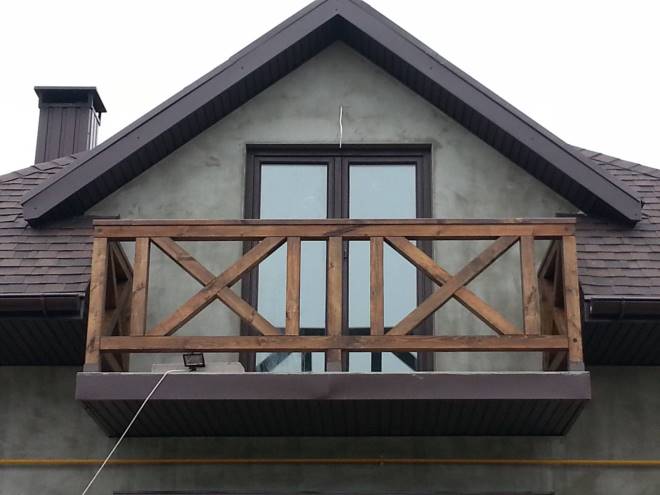 Balcons en bois