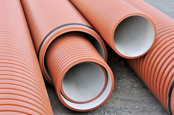 tuyaux de drainage pour installation de drainage des eaux souterraines