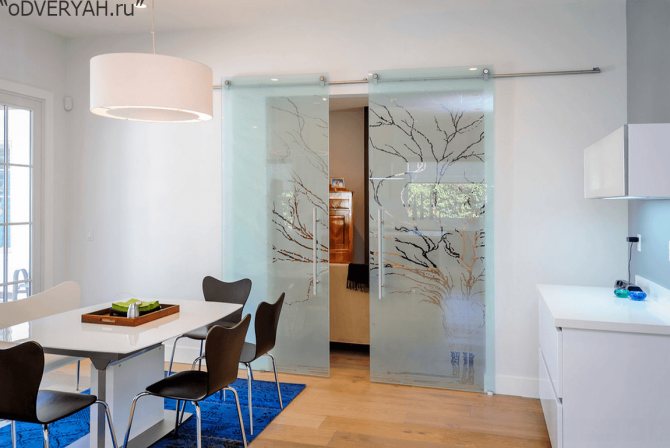 porte en verre