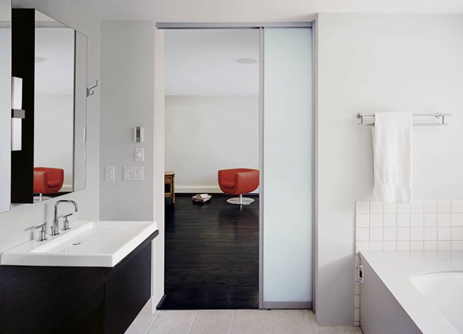 portes de salle de bain