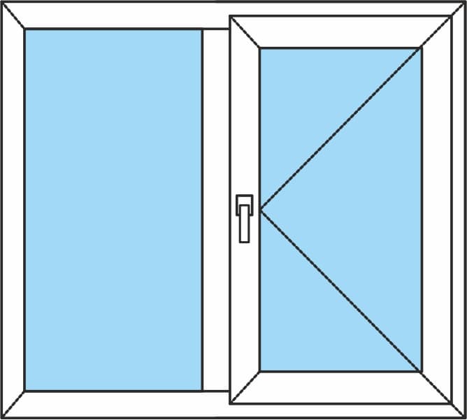 Pivotement de store à double vantail - Smart Windows