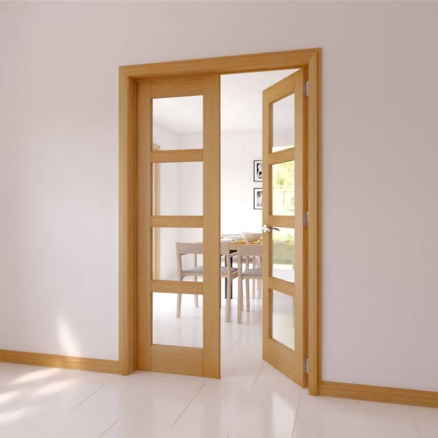 photos intérieures de portes à deux vantaux