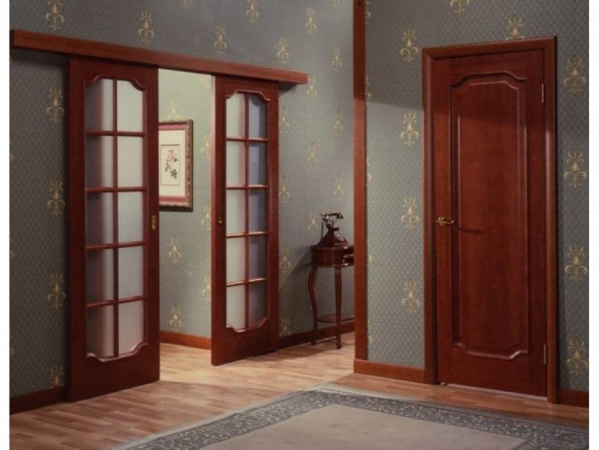 dimensions de la porte double