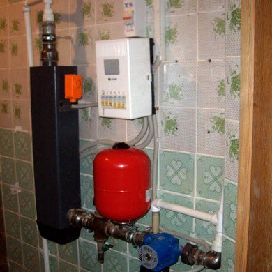 aquecimento elétrico de uma casa de madeira