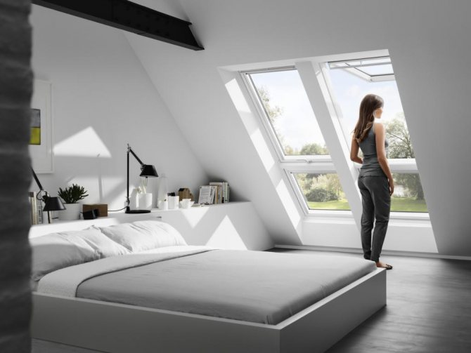 Energiesparende doppelt verglaste Fenster in der Wohnung
