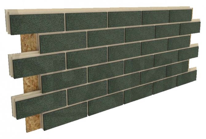 Panneaux de façade avec carreaux en grès cérame