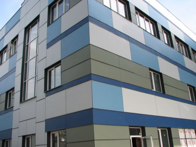 Façade ventilée en fibrociment