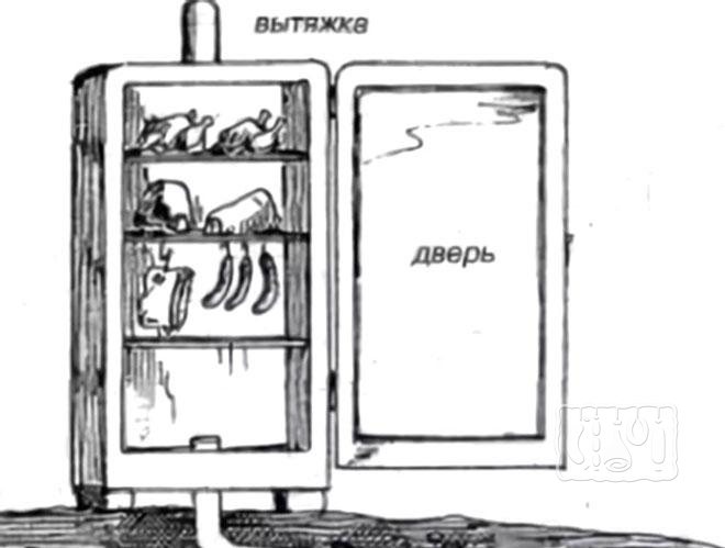 Photo d'un fumoir du réfrigérateur