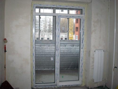Foto: Installation einer französischen Tür