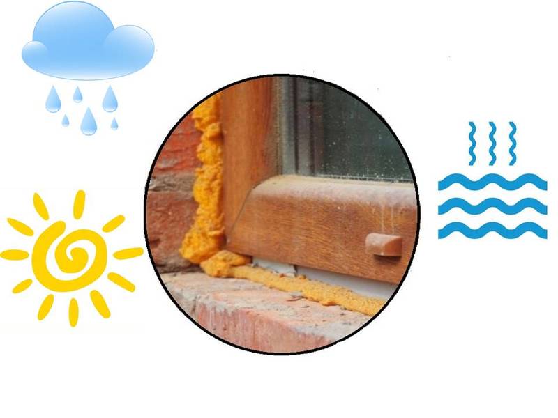 Foto: sol, chuva, vapor destroem a costura de montagem
