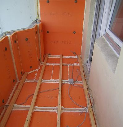Foto - Isolamento térmico da loggia