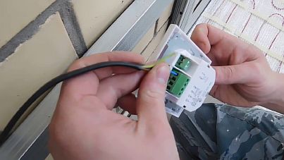 Foto - Installation eines Thermostats
