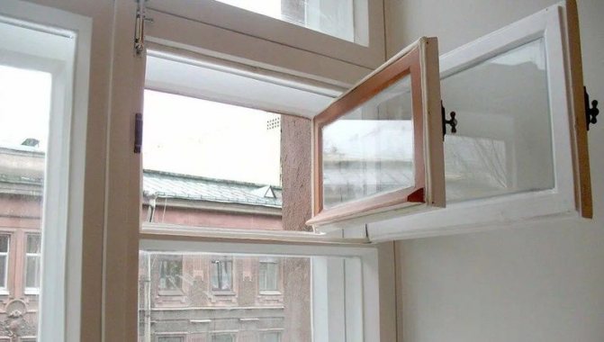Foto: Im Winter war das Fenster die einzige Frischluftquelle durch das Fenster, das Fenster mit dem Fenster