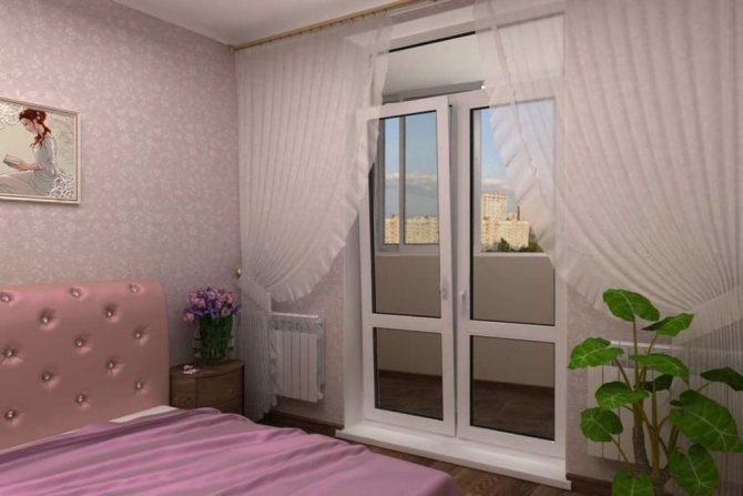 Meuble porte-fenêtre à la française