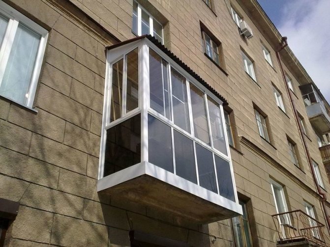 Tönung der französischen Balkonverglasung