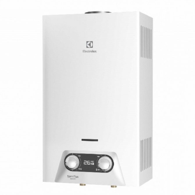 Gaswarmwasserbereiter electrolux gwh 265 ern nanoplus