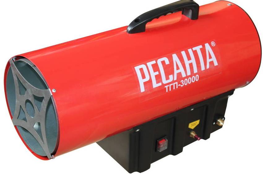 Aquecedores a gás com pistola de calor apresentados pela empresa russa Resanta competiram com sucesso com produtos de marcas conhecidas mundialmente