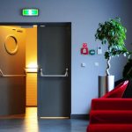 Où sont installées les portes coupe-feu?