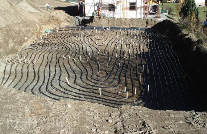Aquecimento geotérmico DIY de uma casa de campo