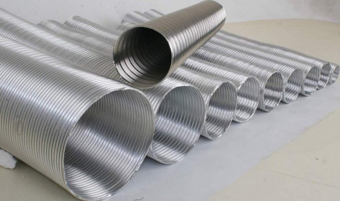 Hitzebeständige Aluminium-Welle kann sowohl in Privathäusern als auch in Industrieanlagen verlegt werden