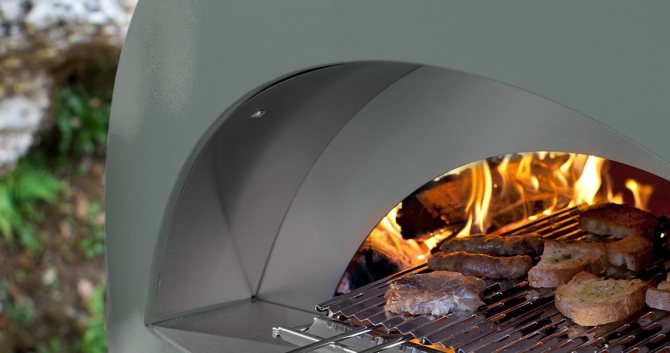 Griller au four à bois