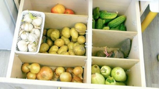 Stockage des légumes sur le balcon en hiver et en été: conditions, adaptations