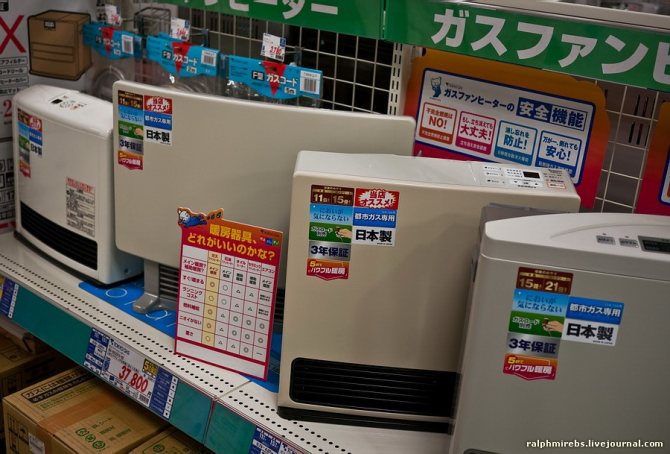 Anleitung für Petroleumheizung aus Japan