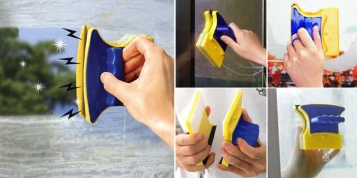 Anweisungen zur Verwendung der magnetischen Fensterbürste Viper
