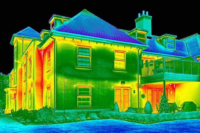 Sources de perte de chaleur dans une maison privée
