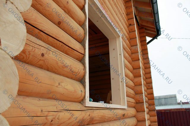 Fabrication et installation d'une bûche ronde dans une maison