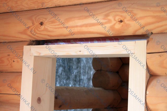 Fabrication et installation d'une bûche ronde dans une maison
