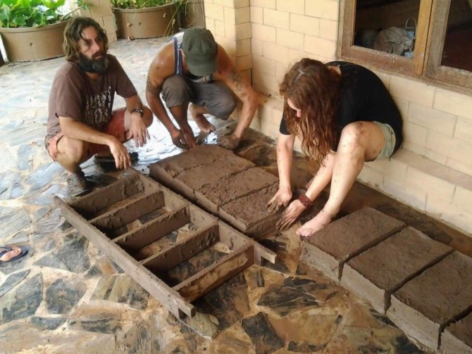 fabrication de briques