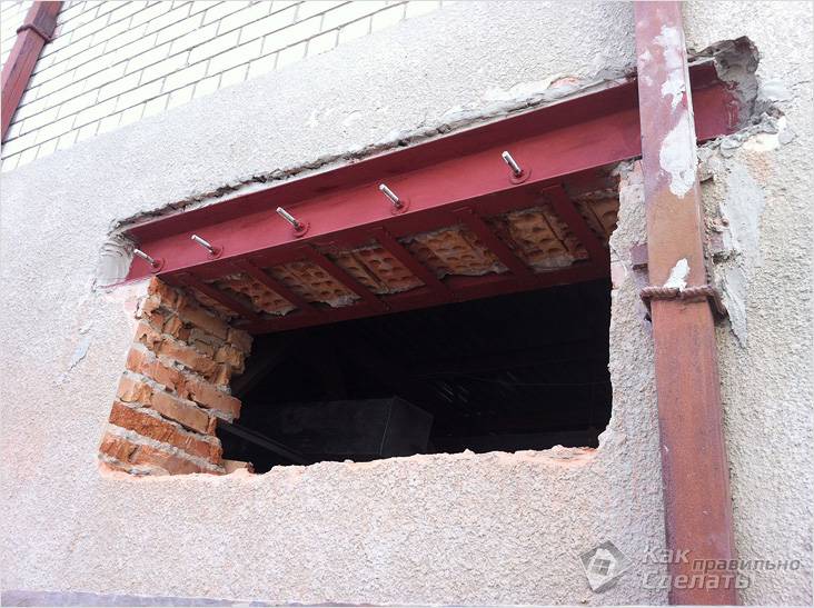 Ein Fenster in einer fertigen Wand öffnen