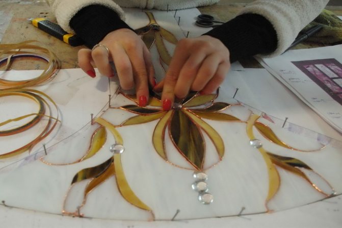 Faire du vitrail avec la technique Tiffany