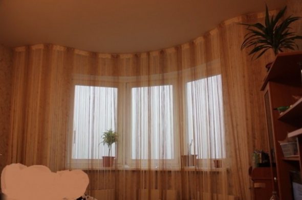Corniche de plafond flexible courbée