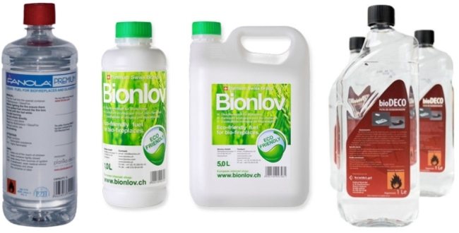 Marques célèbres de biocarburants pour les cheminées écologiques
