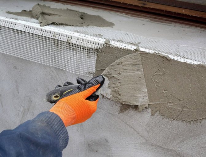 So verputzen Sie Fensterhänge